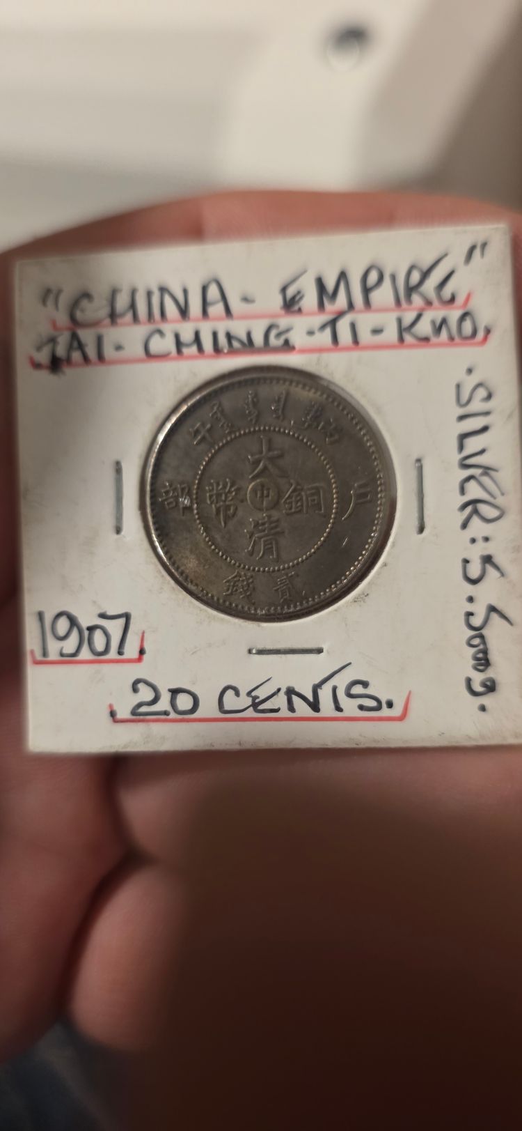 Immagine del prodotto Other China Empire 1907 Silver Coin