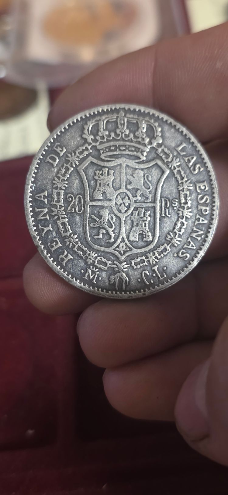 Spanish Silver Coin 1831 £5 3