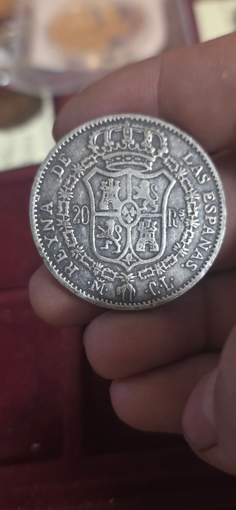 Spanish Silver Coin 1831 £5