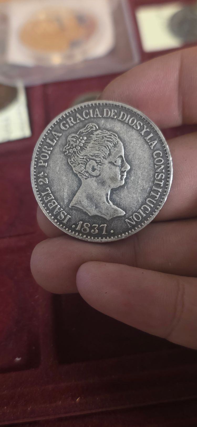 Spanish Silver Coin 1831 £5 10