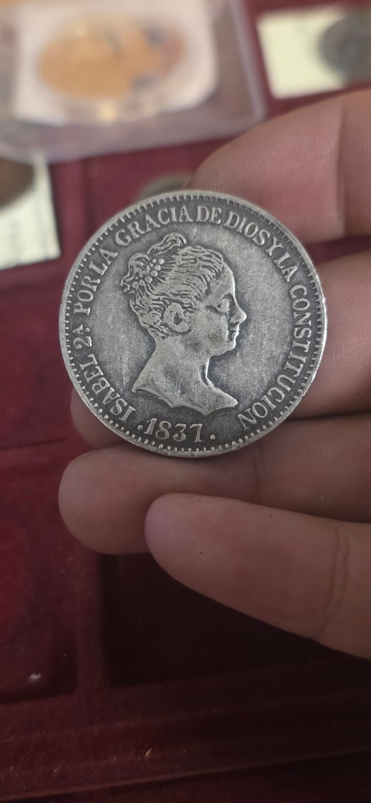 Spanish Silver Coin 1831 £5 8