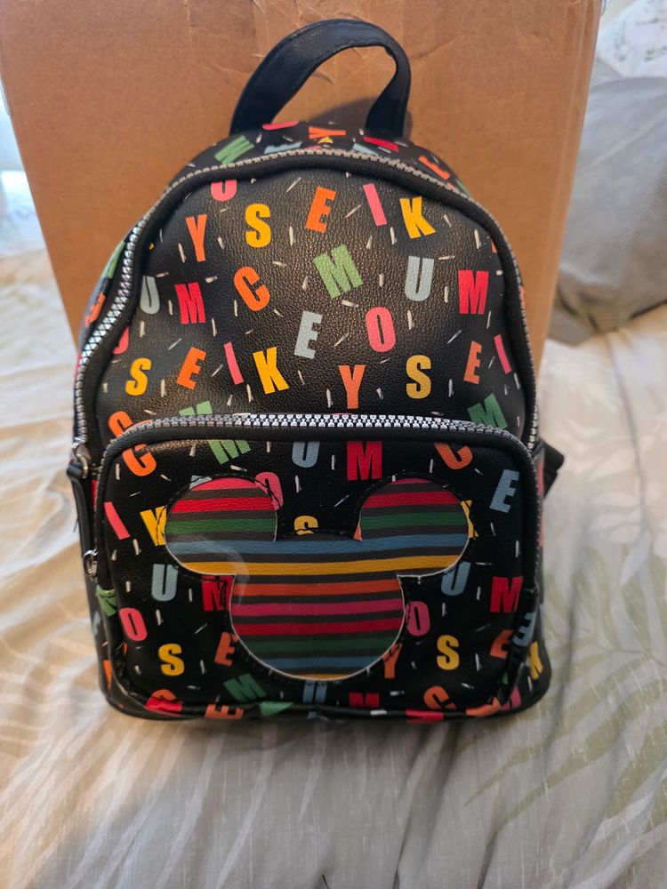 Mickey Mouse Black Backpack 