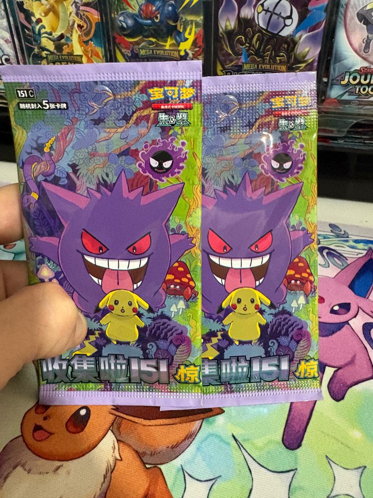 2 x Chinese 151 Suprise Booster Packs