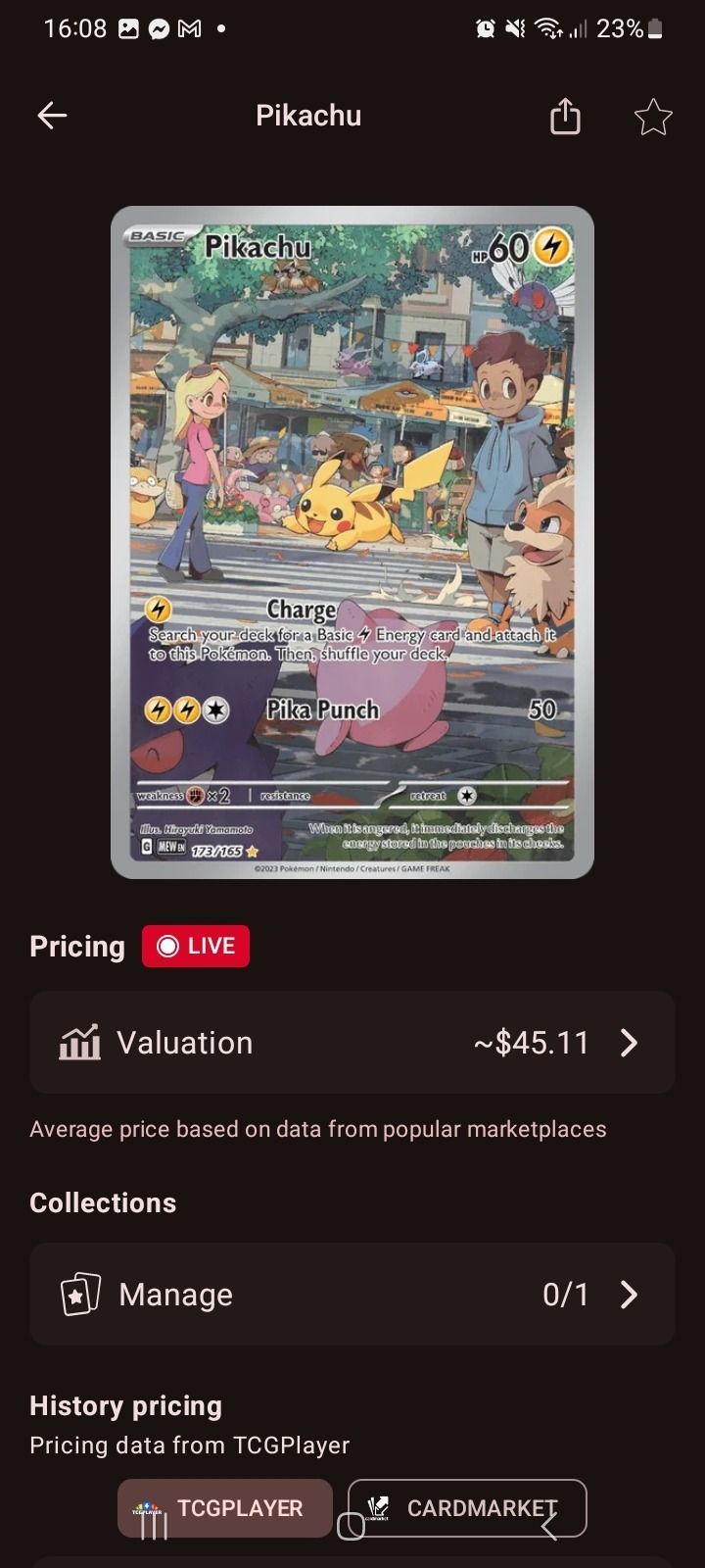 Other Pikachu Trading Card product image