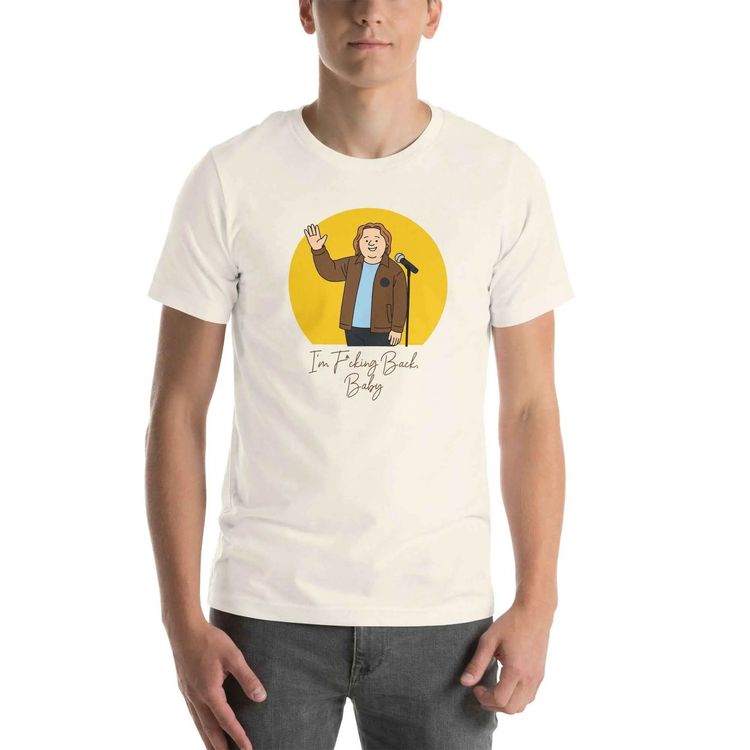 Lewis Capaldi I'm Back Graphic Cotton Crew Neck Tee