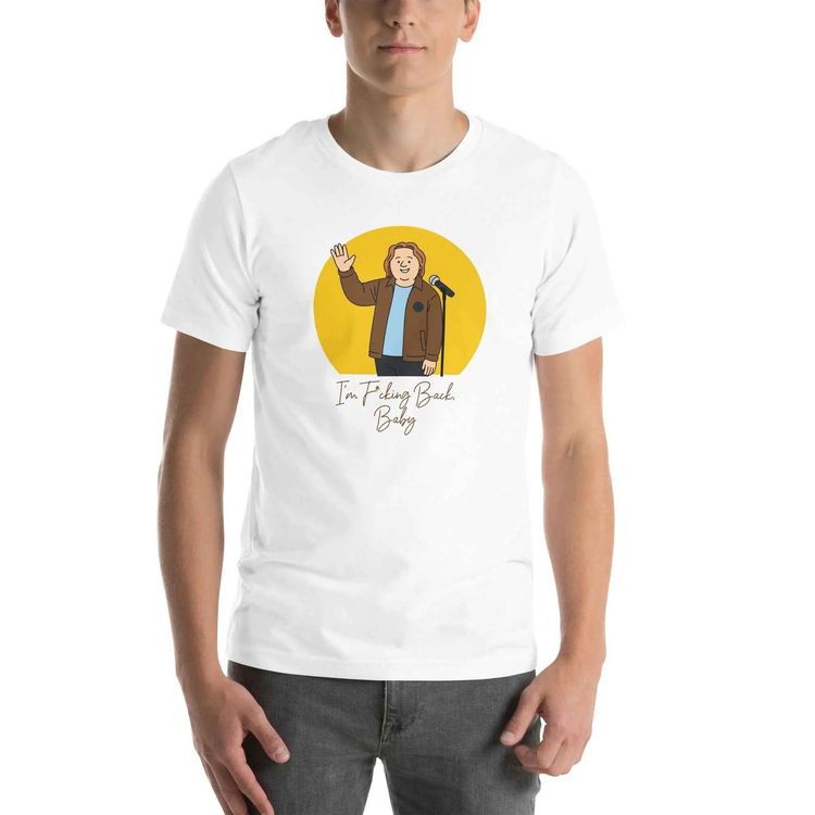 Lewis Capaldi I'm Back Graphic Cotton Crew Neck Tee 7