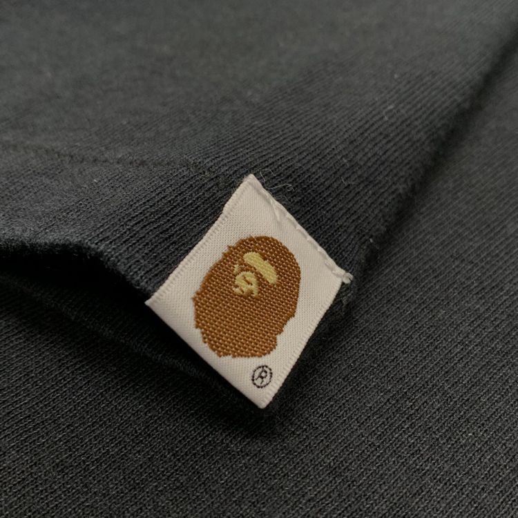 Bape Medium Tee Busy Works Green ABC Black T-Shirt A Bathing Ape image 2