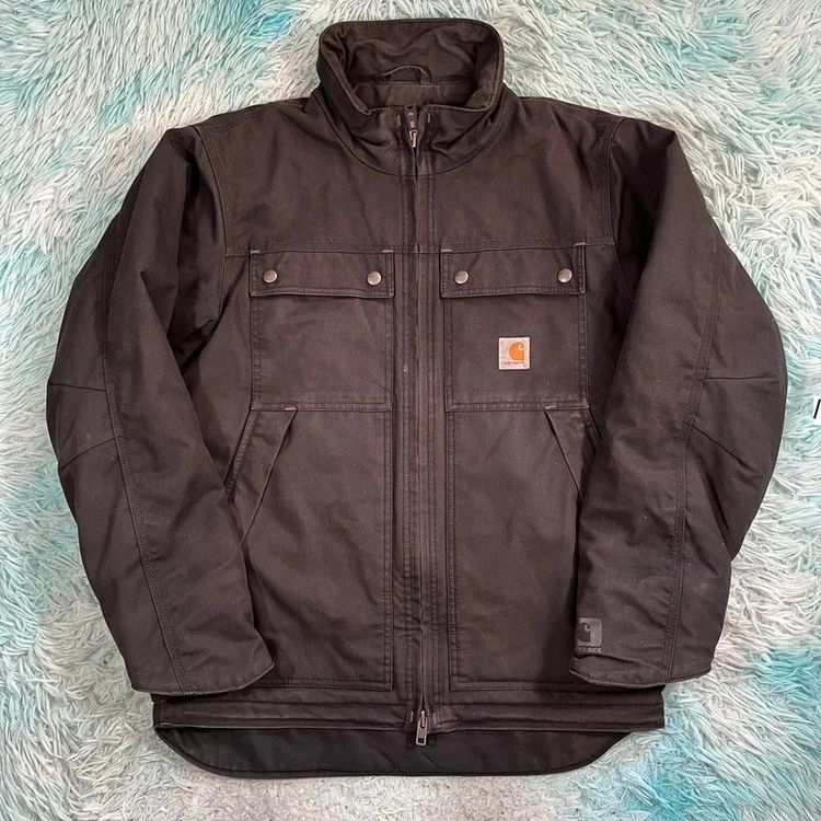 Black Carhartt Workwear Coat Jacket - Small