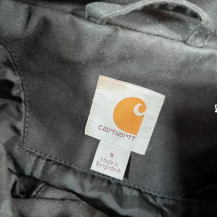 Black Carhartt Workwear Coat Jacket - Small 2