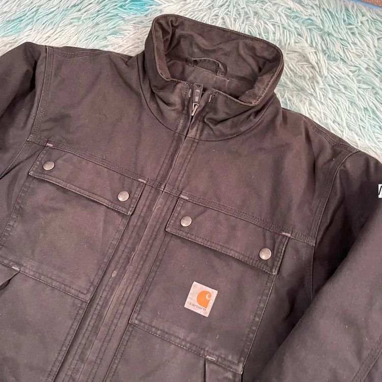 Black Carhartt Workwear Coat Jacket - Small 3