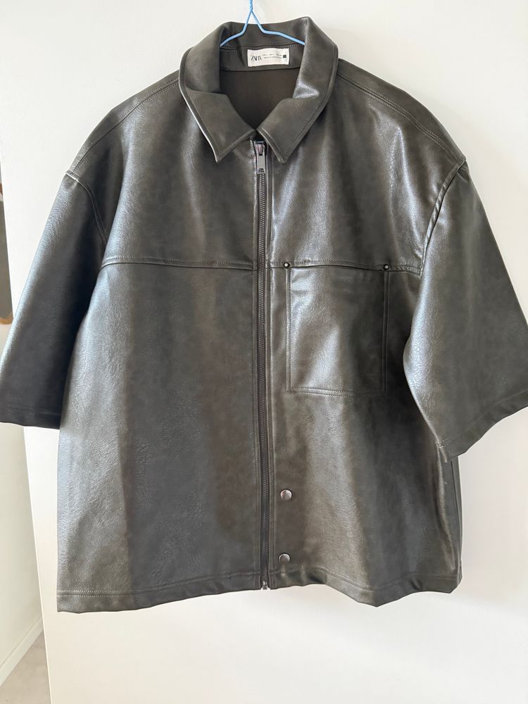 Zara Zara  foux leather jacket size L  product image