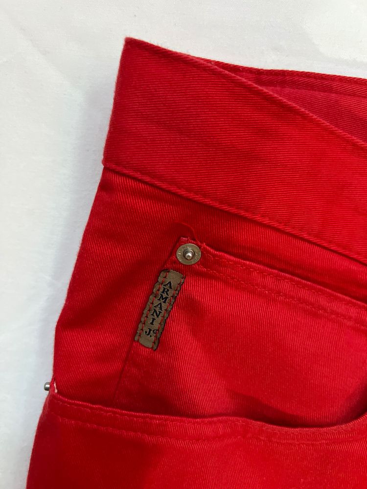 Armani Jeans red pants 3