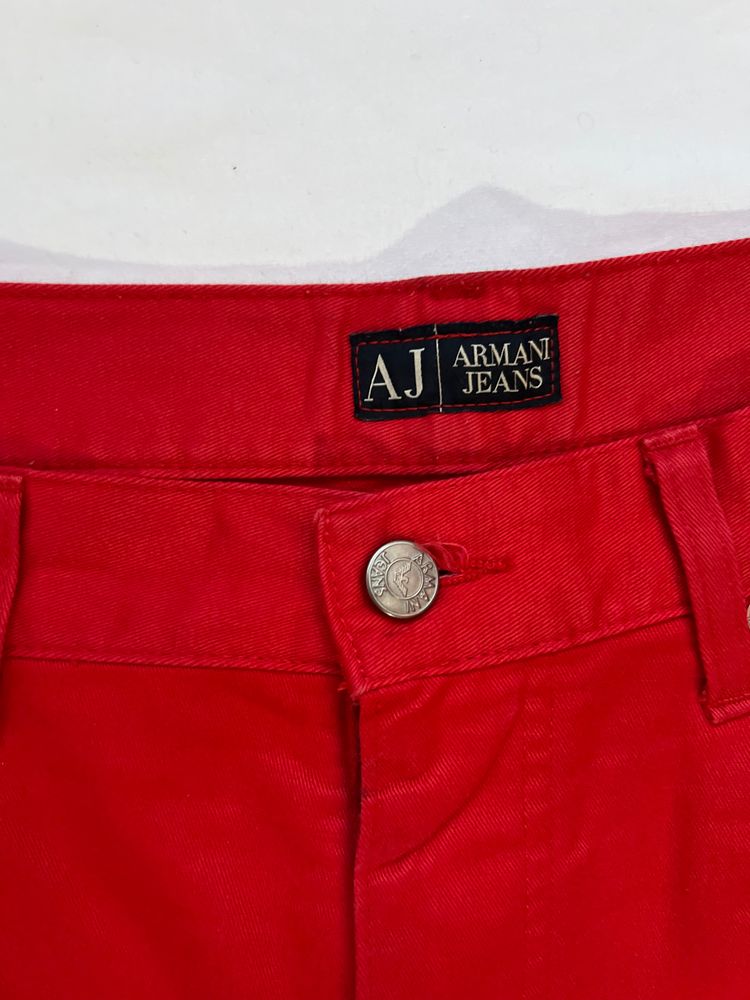 Armani Jeans red pants 2