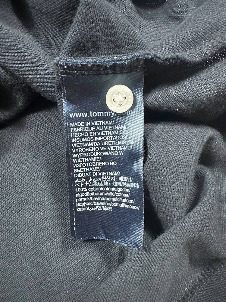 Tommy Jeans Black Slim Fit Polo Shirt image 6