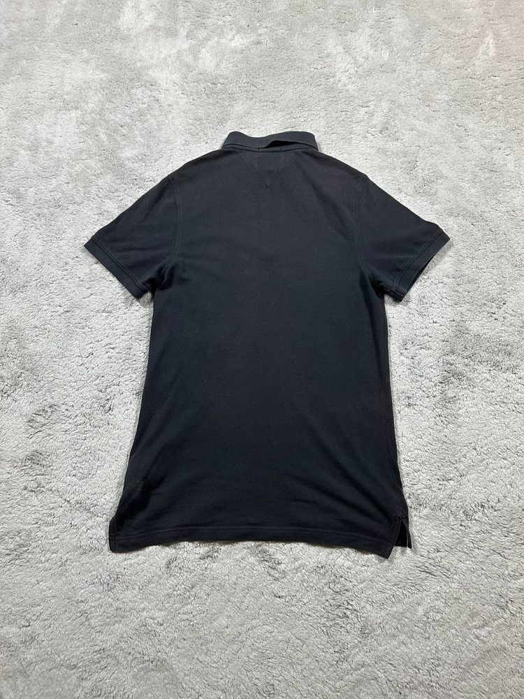 Tommy Jeans Black Slim Fit Polo Shirt image 7