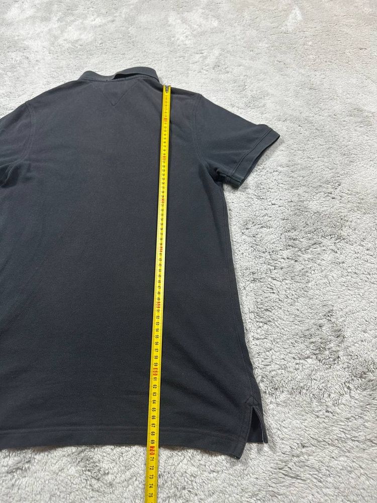 Tommy Jeans Black Slim Fit Polo Shirt image 9