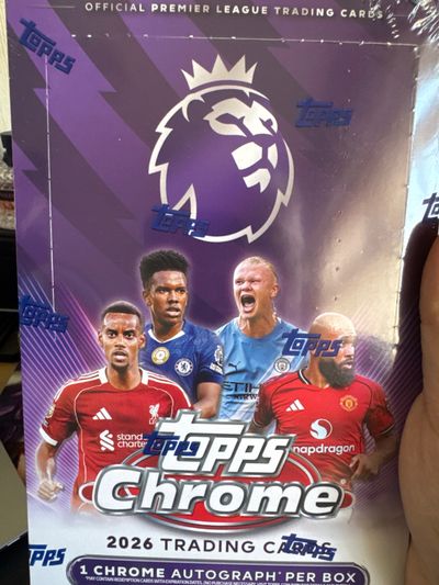 Topps Chrome 2026 Premier League Trading Cards