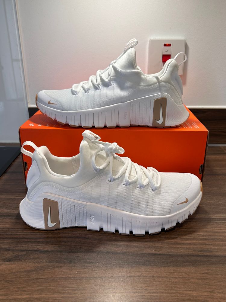 Nike Free Metcon 6 Gym Training Shoes - ‘White Gum Light Brown’ - Size UK 8,8.5,9.5,10.5 8