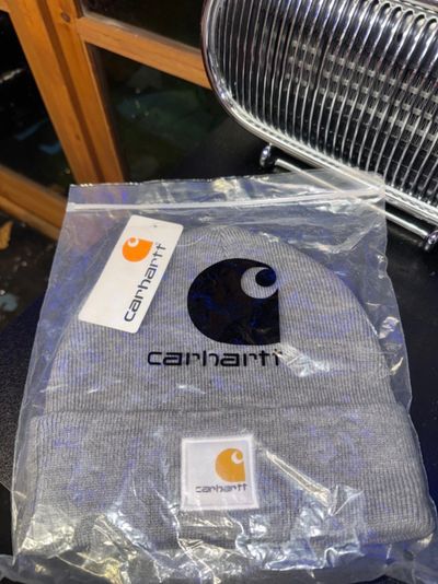 Carhartt Grey Beanie Hat