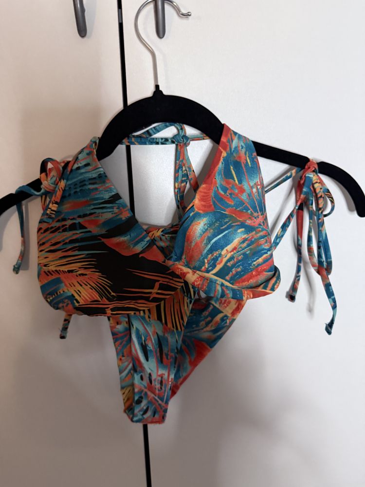 Tropical Print Bikini Set