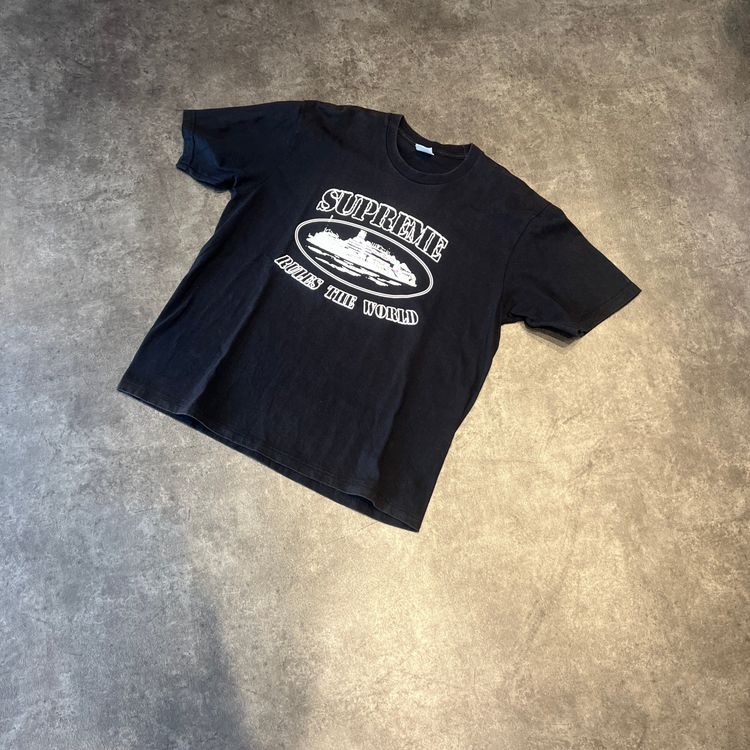 Supreme Corteiz Rules The World Tee Black Taglia L (Usato) image 1