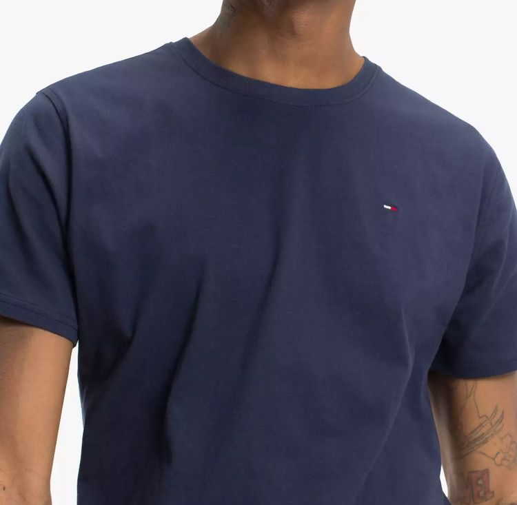 Tommy Hilfiger Tommy Hilfiger Organic Cotton T-Shirt Navy RRP £35 imagen del producto