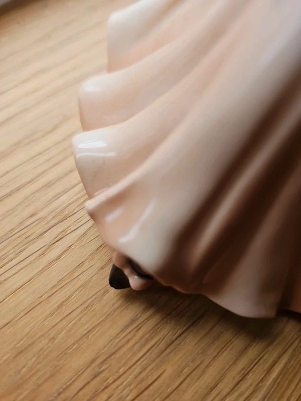 Porcelain Figurine Of A Woman In Vintage Dress And Hat image 4