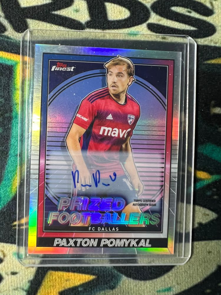 Topps Topps Finest Prized Footballers Fc Dallas Paxton Pomykal Autographed Card product image