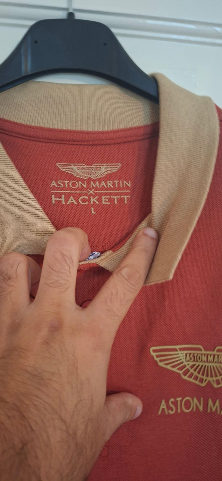Immagine di Hackett Aston Martin Collaboration Polo Shirt size L 4