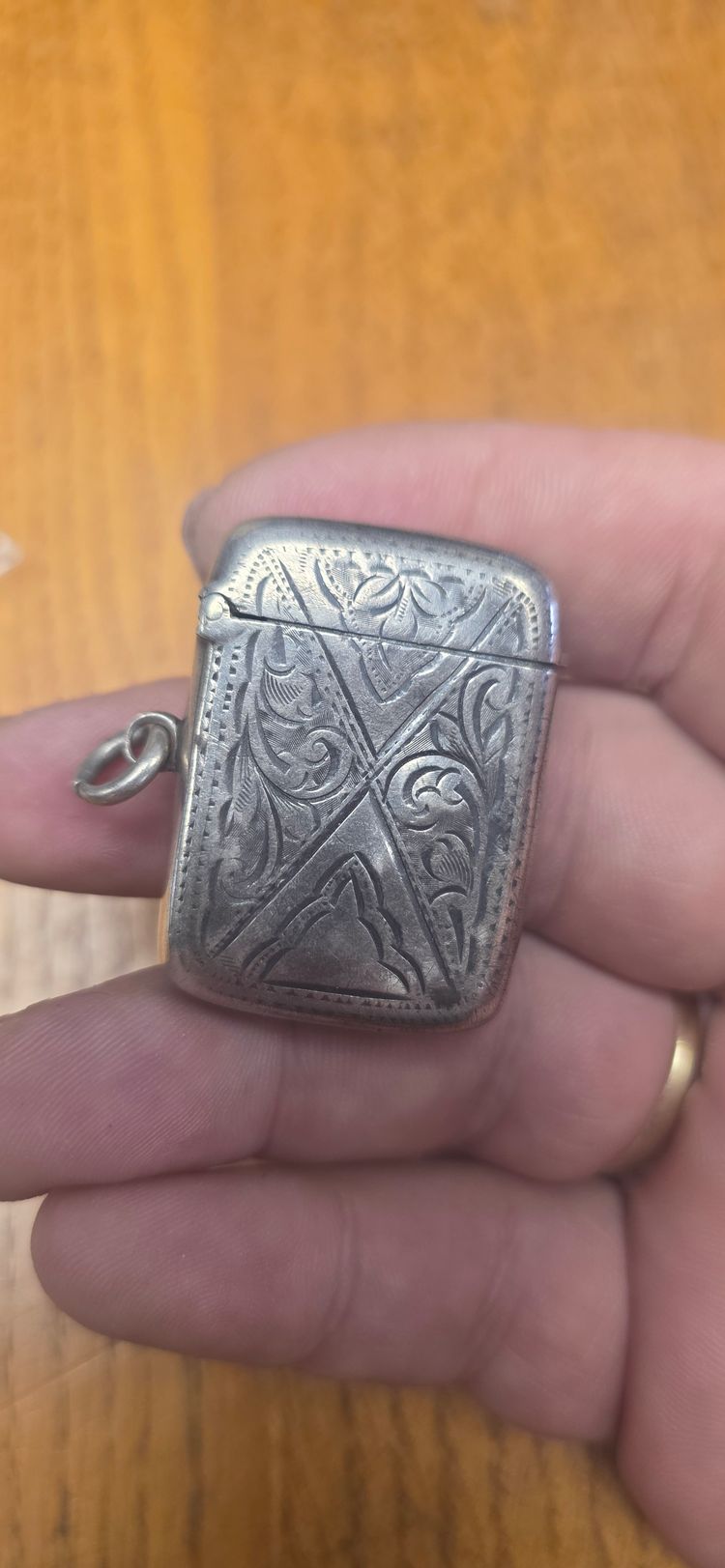 Immagine di 925 sterling silver Victorian vesta case 2