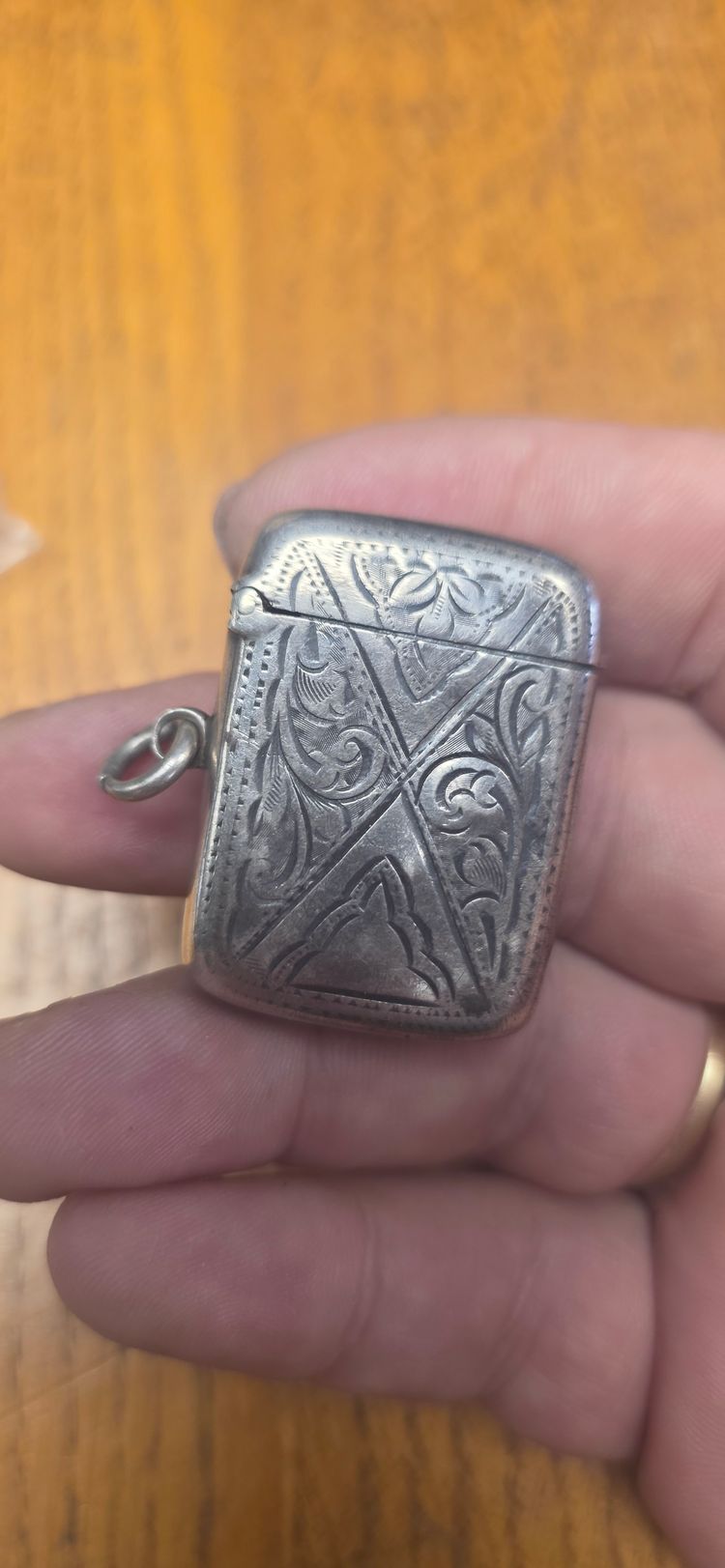 Immagine di 925 sterling silver Victorian vesta case 1