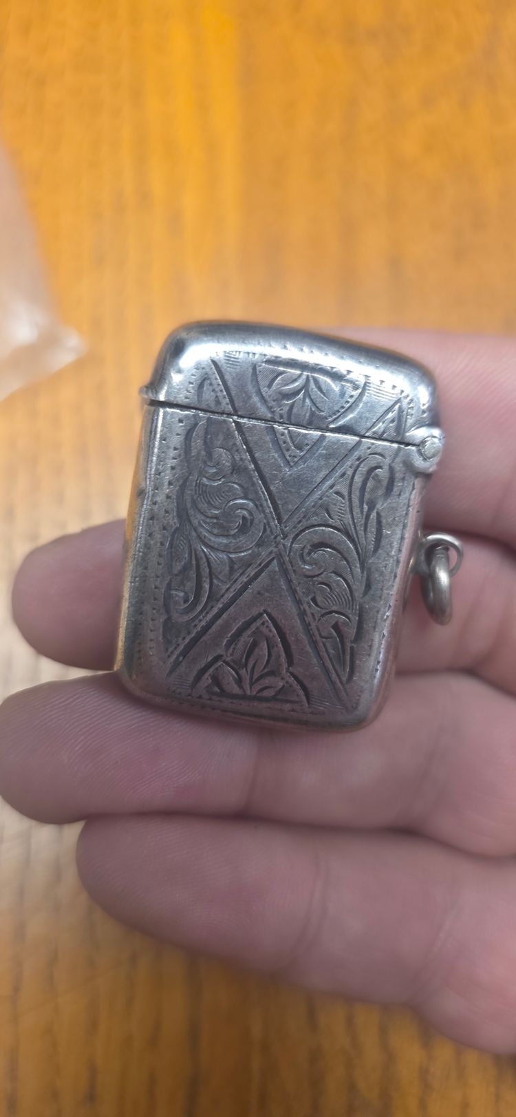 Immagine di 925 sterling silver Victorian vesta case 4