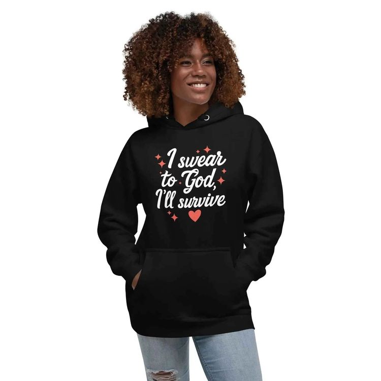 Lewis Capaldi Survive Lyrics Unisex Music Fan Graphic Pullover Hoodie