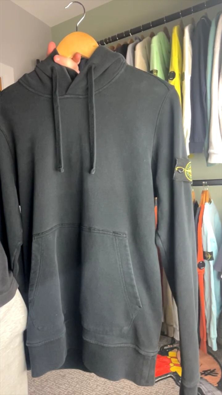 Stone Island black stone island hoddie product image