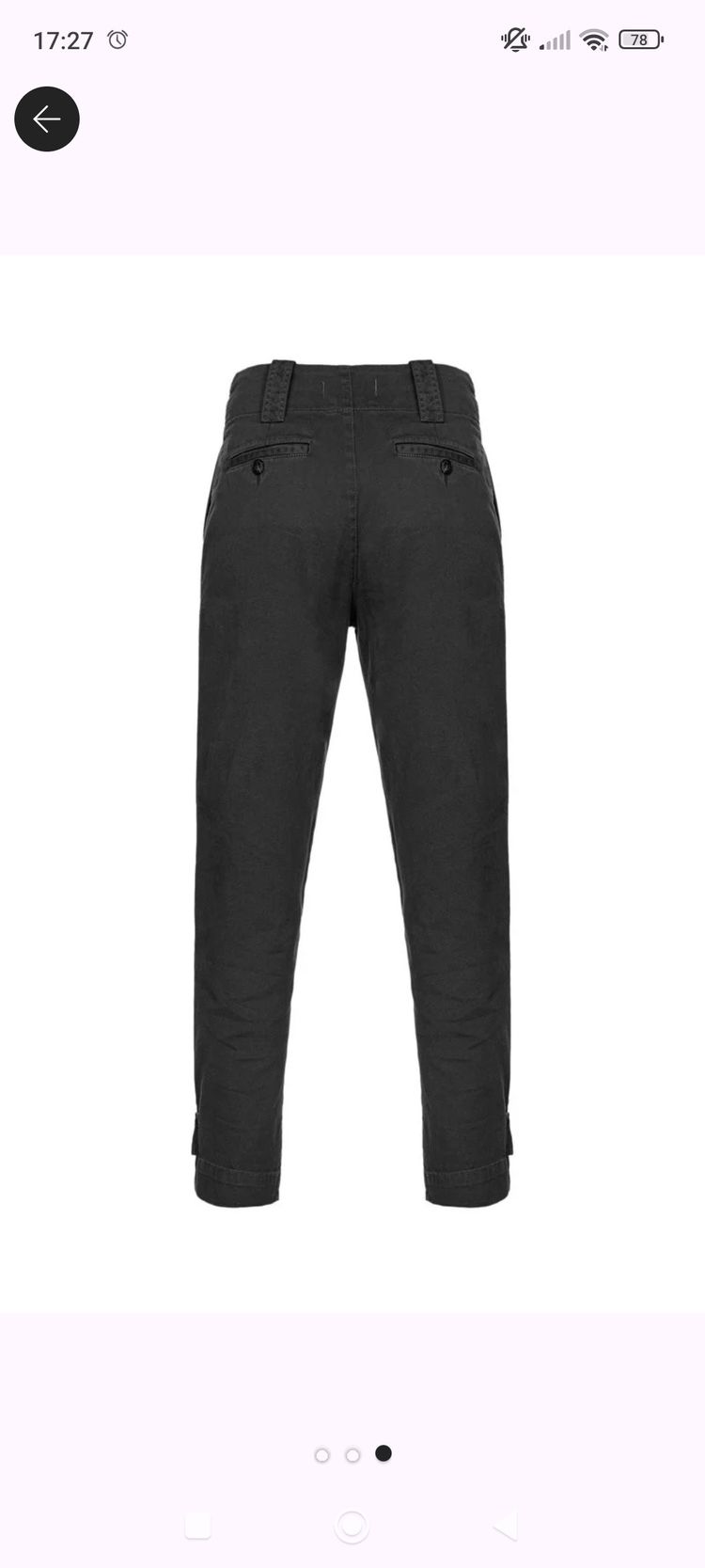 Black Cargo Pants imagen 3