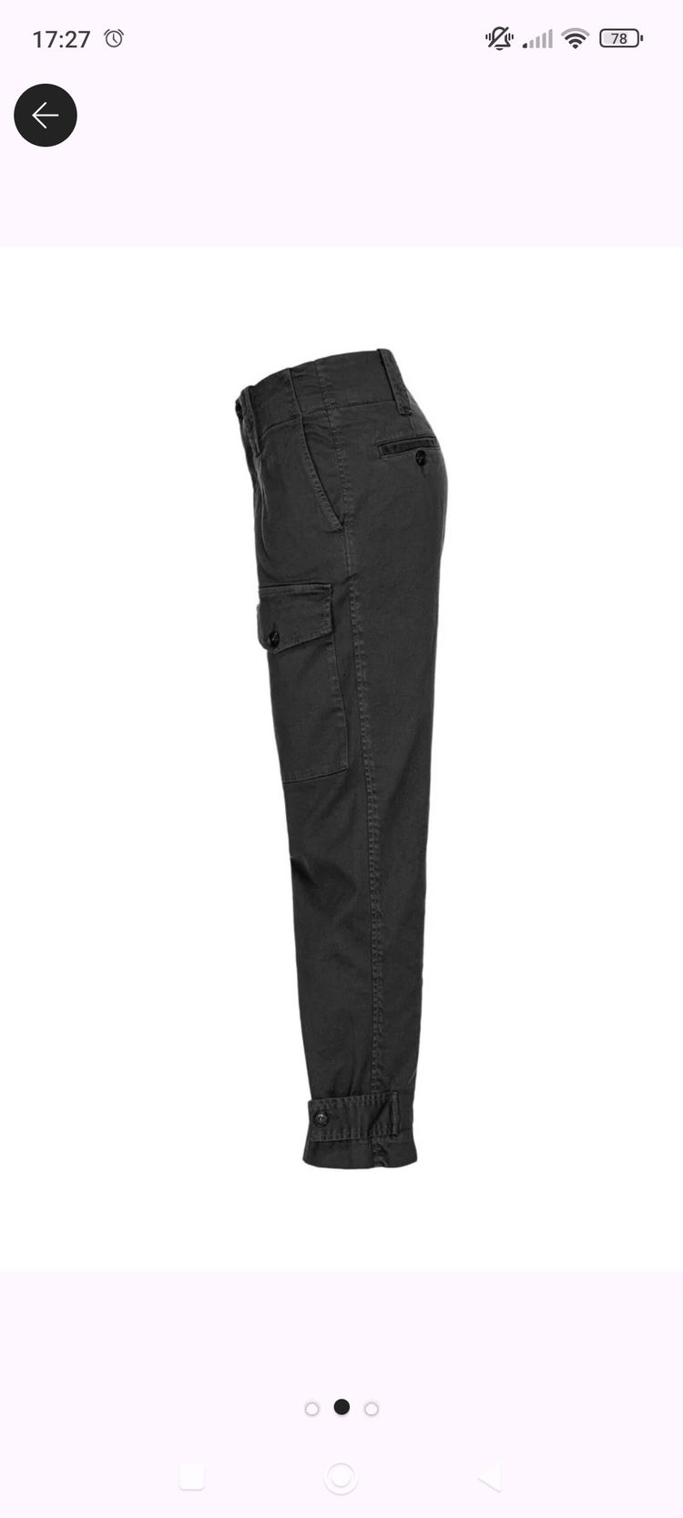 Black Cargo Pants imagen 4