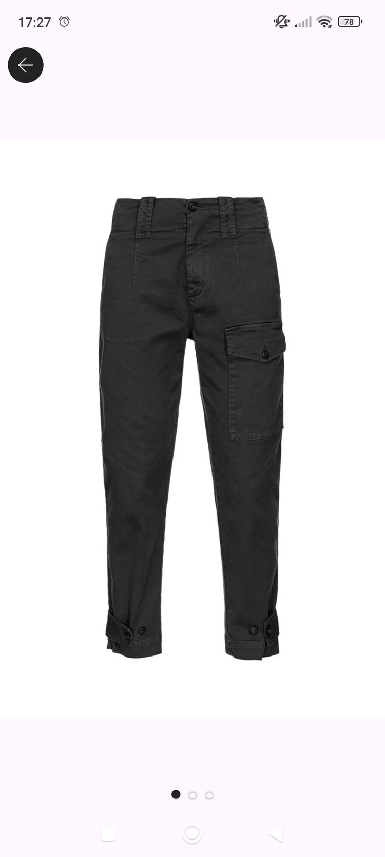 Black Cargo Pants imagen 2