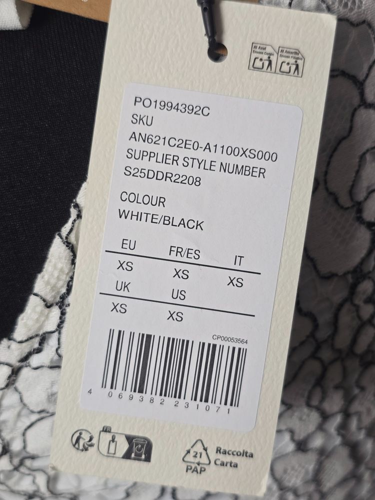 Anna Field White And Black Halter Neck Dress image 6