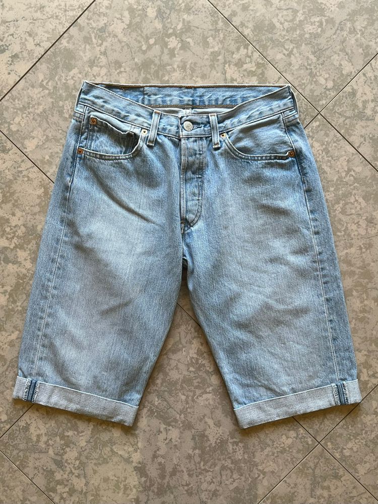 Levi's Levi's 501 Light Blue Denim Shorts product image