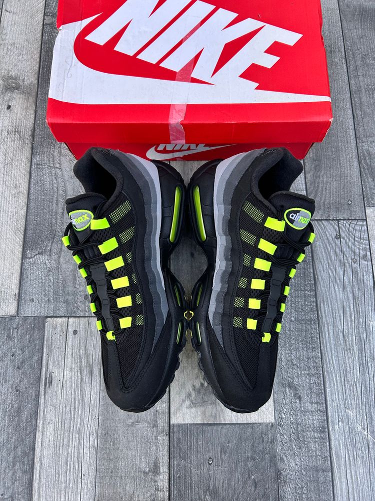 Nike Air Max 95 JD Trainers ‘OG Reverse Neon’ - Size UK 10  6