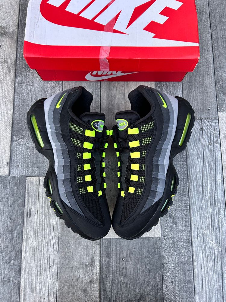 Nike Air Max 95 JD Trainers ‘OG Reverse Neon’ - Size UK 10  7