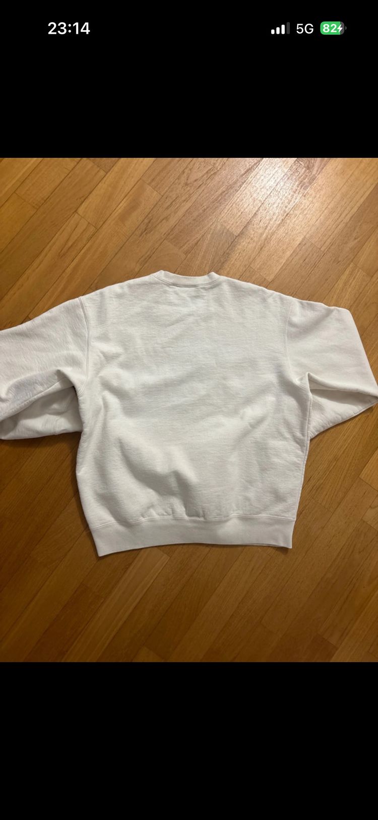 Supreme White Sweatshirt 2