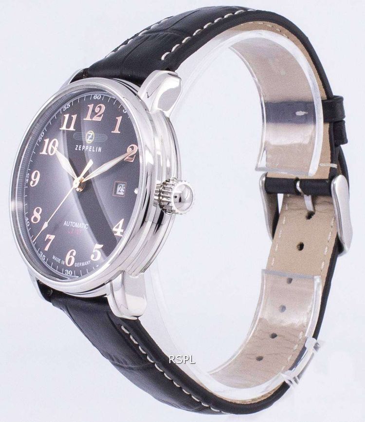 Zeppelin Series LZ127 Graf Automatic Germany Made 7656-2 76562 Men's Watch 4