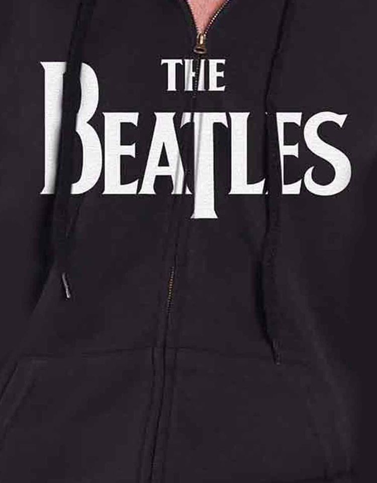 The Beatles Drop T Logo Zipped Hoodie 3