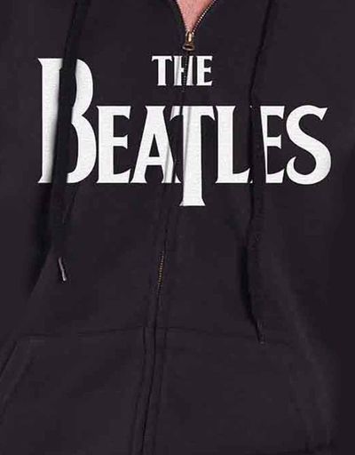 The Beatles Drop T Logo Zipped Hoodie 3