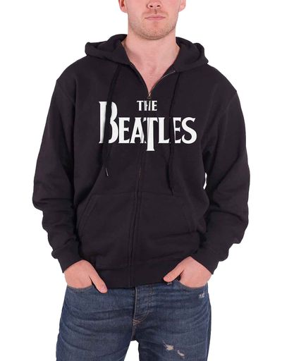 The Beatles Drop T Logo Zipped Hoodie 1