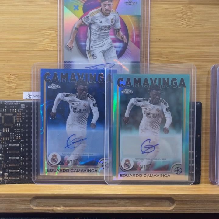 Other Lote 3 autos - Real Madrid - Valverde Finest 23-24 + Camavinga /150+/199 Chrome product image