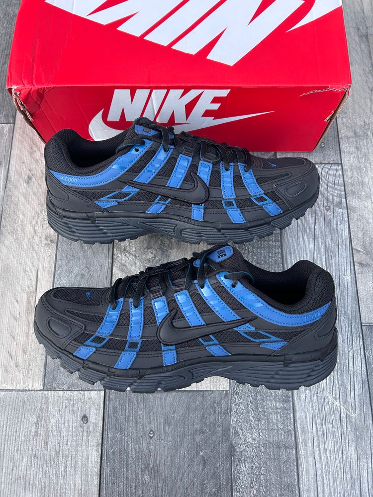 Nike P-6000 SE Trainers ‘Black Court Blue’ - Size UK 8 image 1