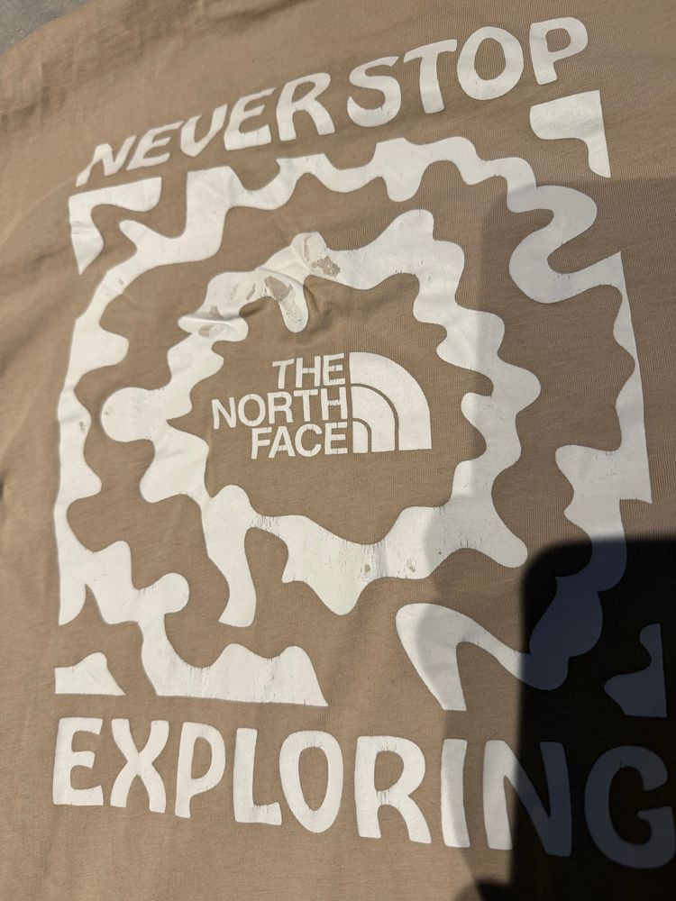 The North Face Beige Graphic T-Shirt