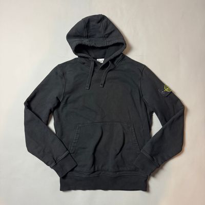 Stone Island Black Hoodie - Small